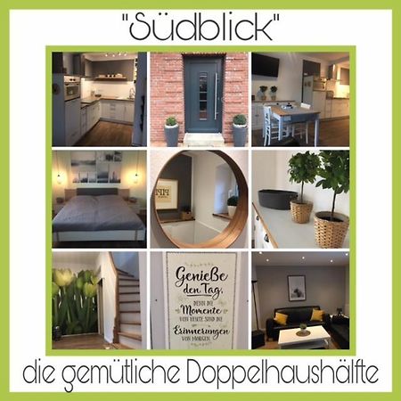 „Suedblick“ Gemuetliche Doppelhaushaelfte Appartement Lastrup Buitenkant foto